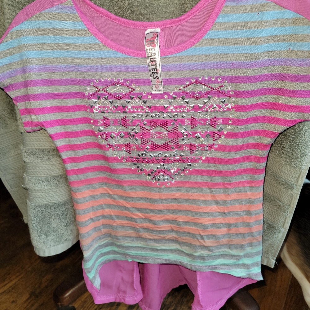 Girls high low shirt